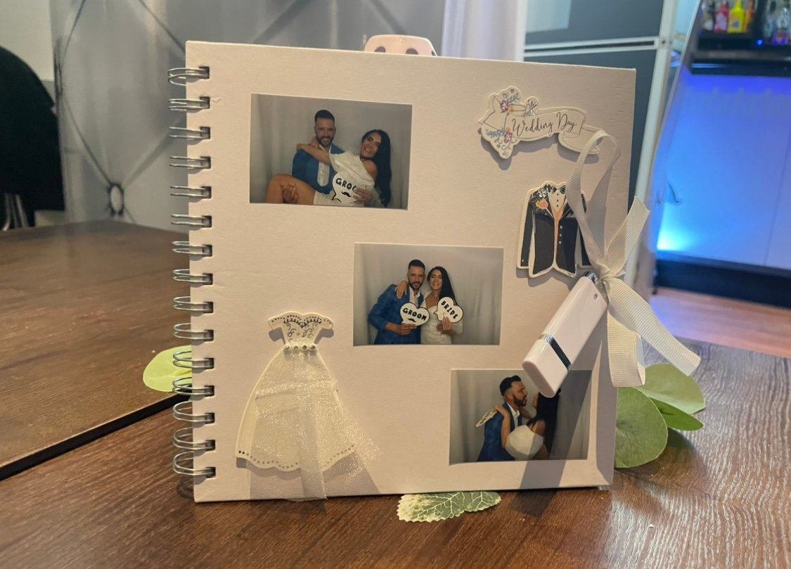 Photo booth guest book