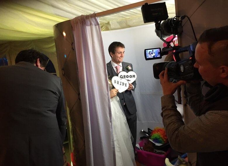 Wedding photo booth in Bristol
