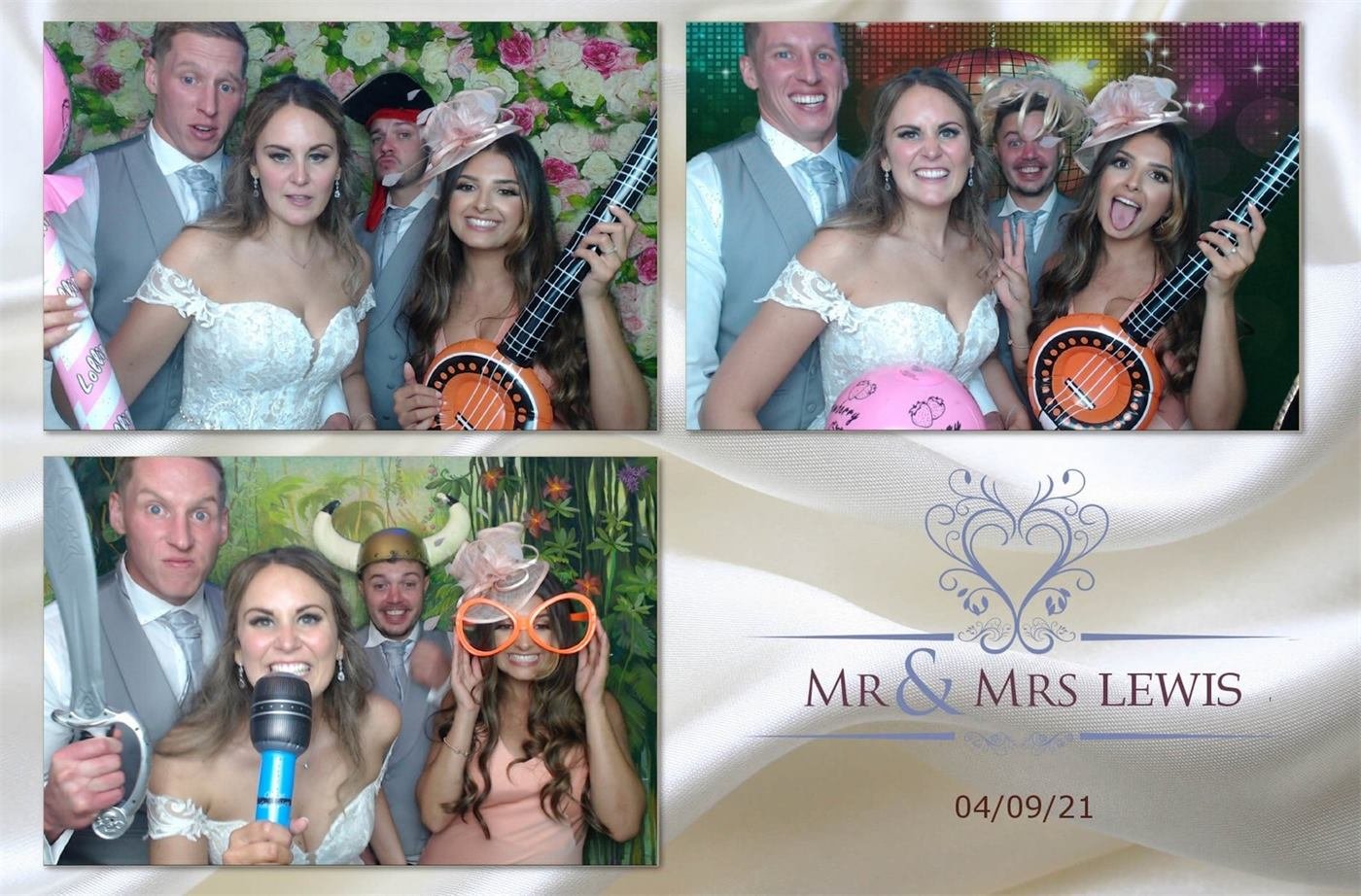 Wedding photo booth prints